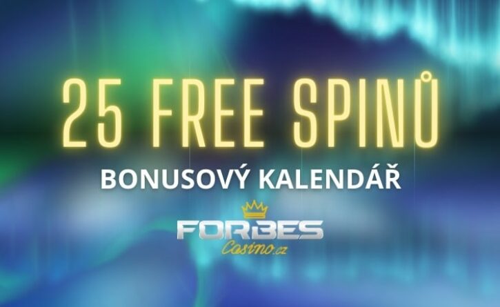 Free Spiny v bonusovém kalendáři Casina Forbes