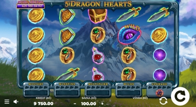 5 Dragon Hearts od výrobce Tech4Bet u Dědka