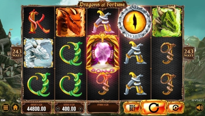 Dragons of Fortune od SYNOT Games u Dědka