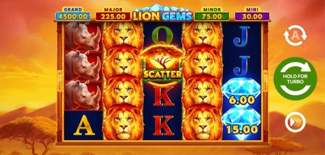 Hra Lion Gems: Hold and Win od Playsonu