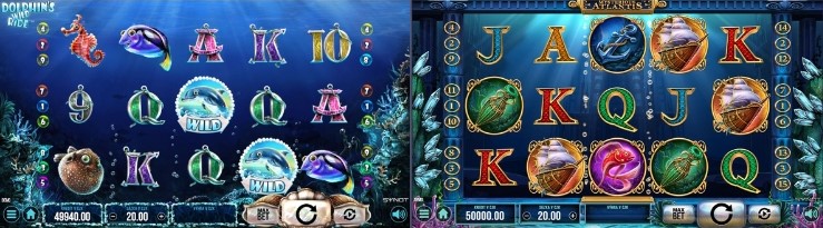 Hry Mysterious Atlantis a Dolphins Wild Ride od SYNOT Games