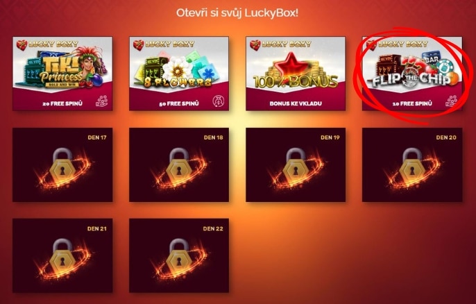 Návod na otevření Lucky Boxu ve Valentýnském kalendáři LuckyBet