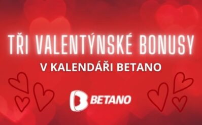 Tři valentýnské bonusy v kalendáři Betano