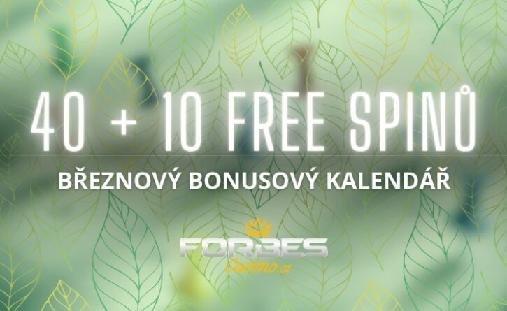 free spiny v bonusovém kalendáři Forbes