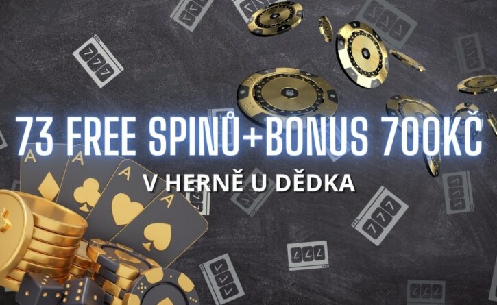 Získej bonus až 700 Kč + až 73 hodnotných Free spinů!