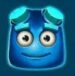 Symbol Modrá příšera automatu Reactoonz od Play'n GO