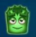 Symbol Světle zelená příšera automatu Reactoonz od Play'n GO