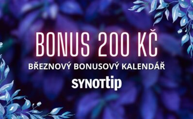 Bonus 200 Kč za vklad v kalendáři Synottip