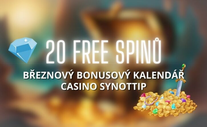 Free spiny v bonusovém kalendáři Synottip