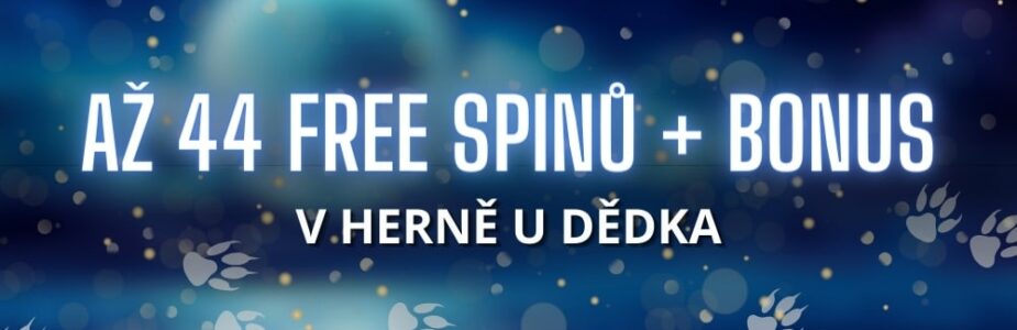 Free spiny a bonus v casinu Herna U Dědka