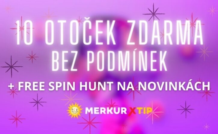 Free spiny bez podmínek u Merkurxtip