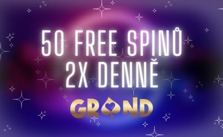 Free spiny dvakrát denně v casinu Grandwin