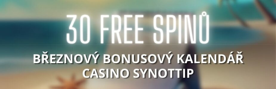 Free spiny v bonusovém kalendáři v casinu Synottip