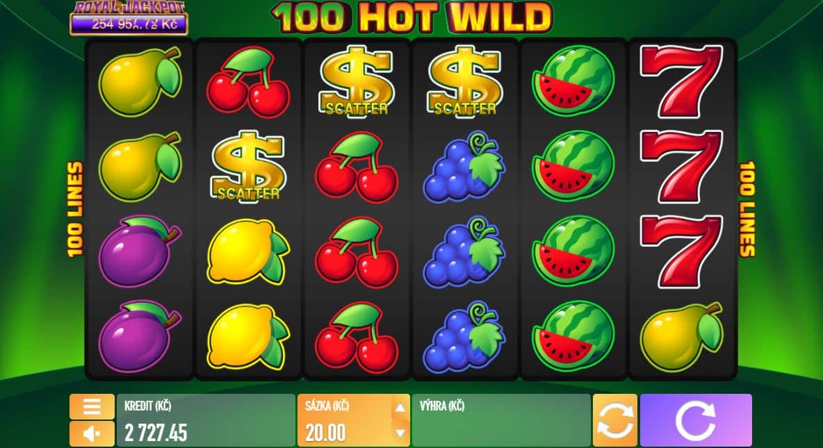 Hra 100 Hot Wild od Tech4Bet