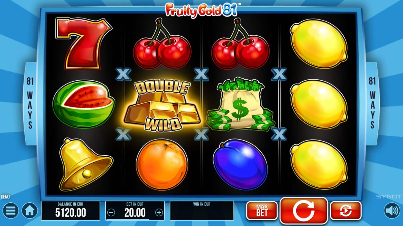 Hra Fruity Gold 81 od SYNOT Games
