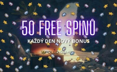Získej dnes 50 free spinů od Apollo Games casino!