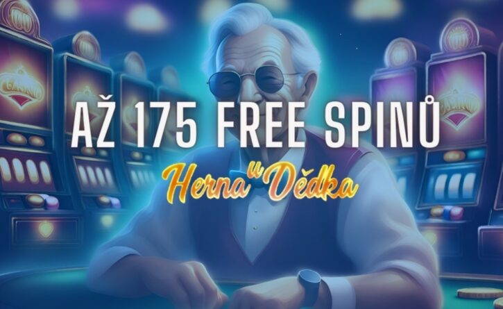 Získej až 175 free spinů v Herně U Dědka!