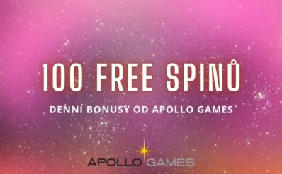 Získej 100 free spinů ze série týdenních bonusů od Apolla!