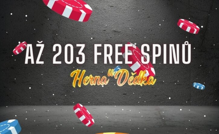 Získej s dnešními akcemi až 203 free spinů!