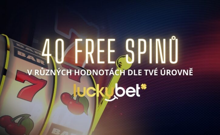 Získej 40 free spinů různé hodnoty dle tvé hráčské úrovně!