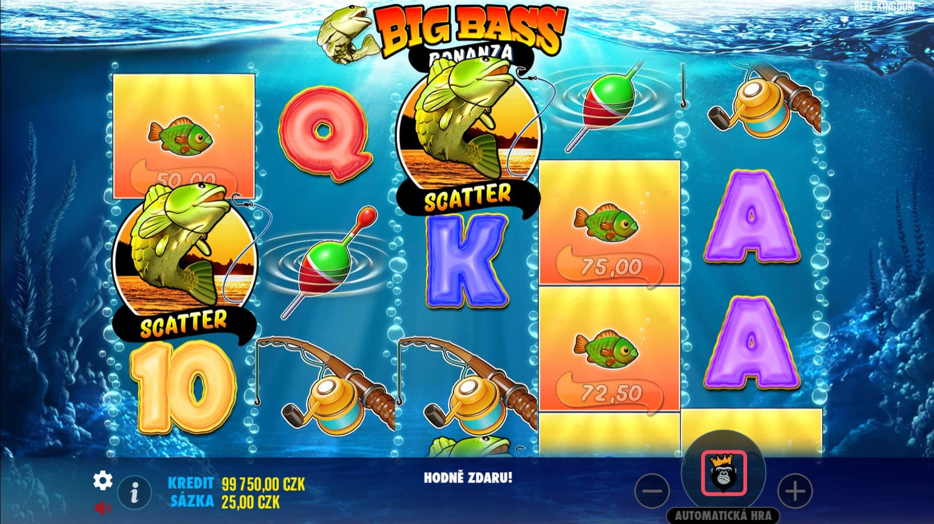 Big Bass Bonanza online automat Scatter