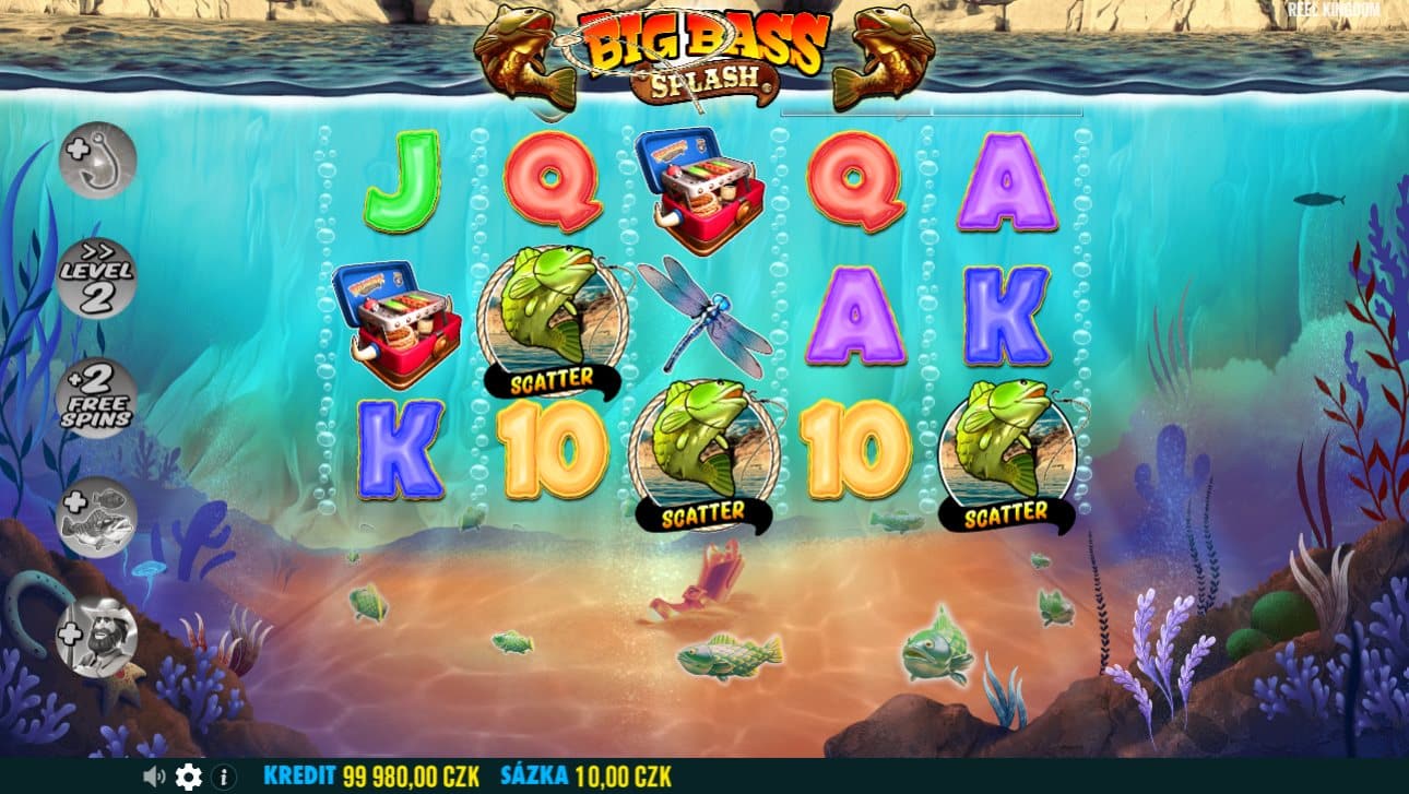 Big Bass Splash online automat Freespiny