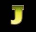 Symbol Písmeno J automatu 9k Yeti od Yggdrasil