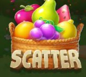 Symbol Scatter symbol s košíkem dobrot automatu Rich Garden od eGaming