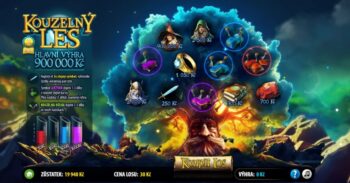 Ukázka setřeného losu Kouzelný les