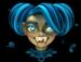 Symbol Upír s modrými vlasy automatu Nightmare Squad od eGaming