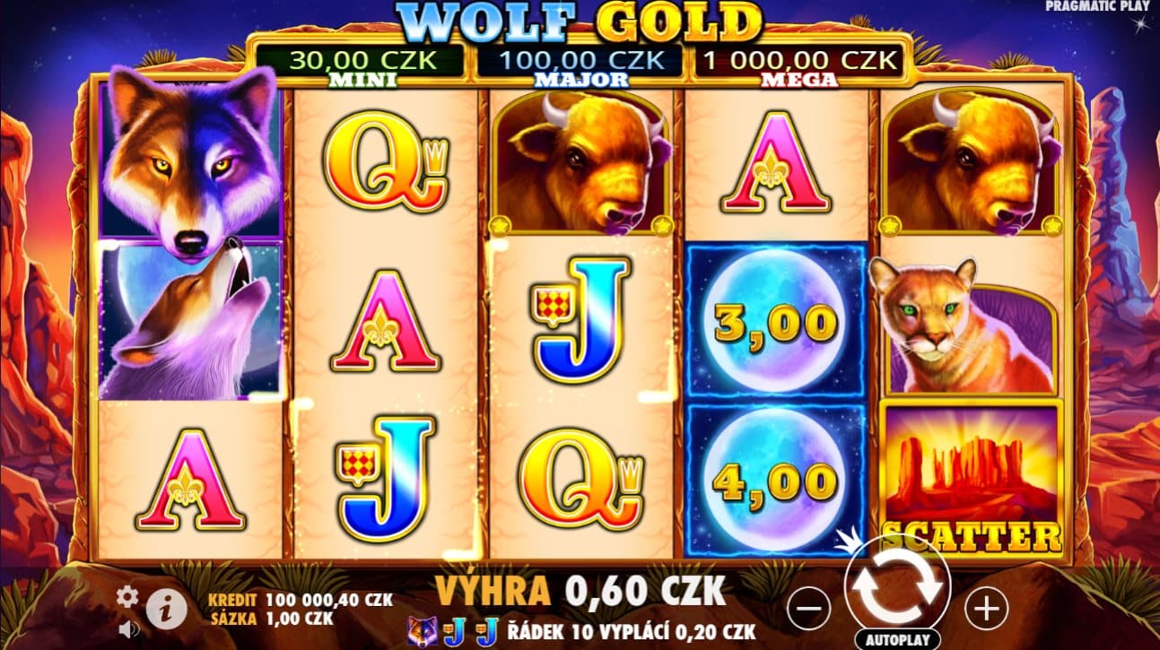 Wolf Gold online automat Wild