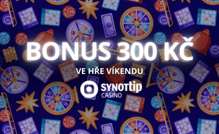 Bonus 300 Kč ve hře víkendu u Synottipu