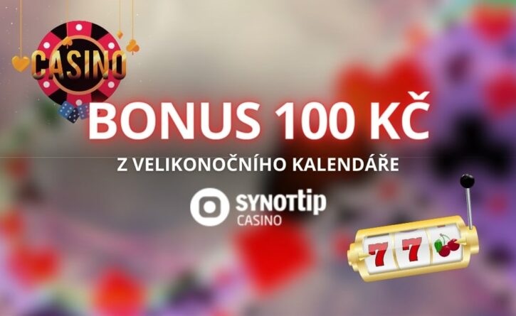 Bonus 100 Kč ve velikonočním kalendáři Synottip