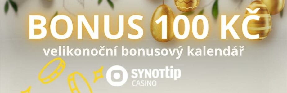 100 Kč v bonusovém kalendáři Synottip