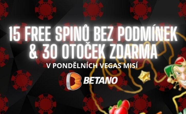 Free spiny bez podmínek u Betana