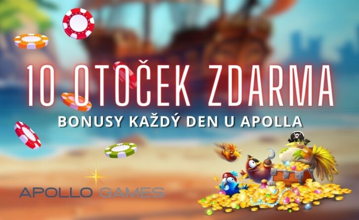 10 free spinů v casinu Apollo Games