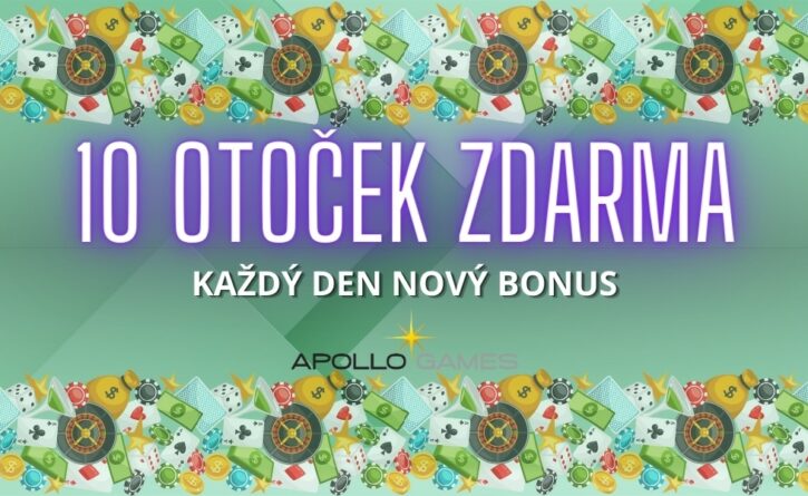 Otočky zdarma v denních bonusech u Apolla