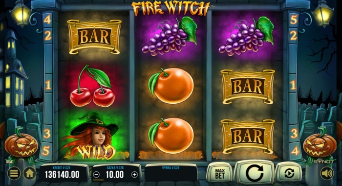 Hra Fire Witch od výrobce SYNOT Games
