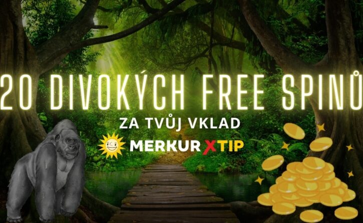 Získej dnes 20 divokých free spinů od Merkuru!