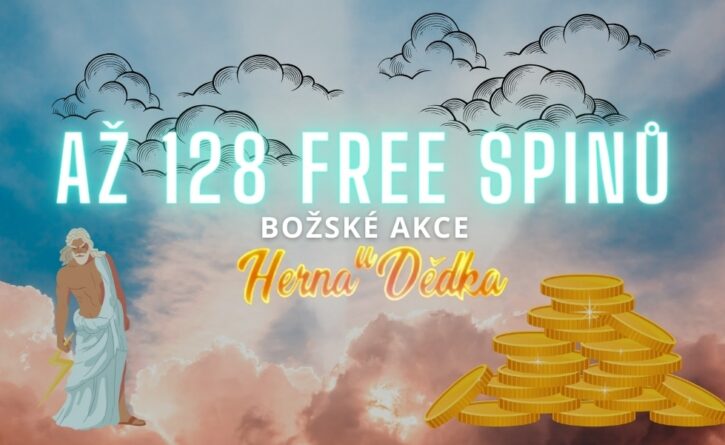 Získej dnes až 128 božských free spinů!