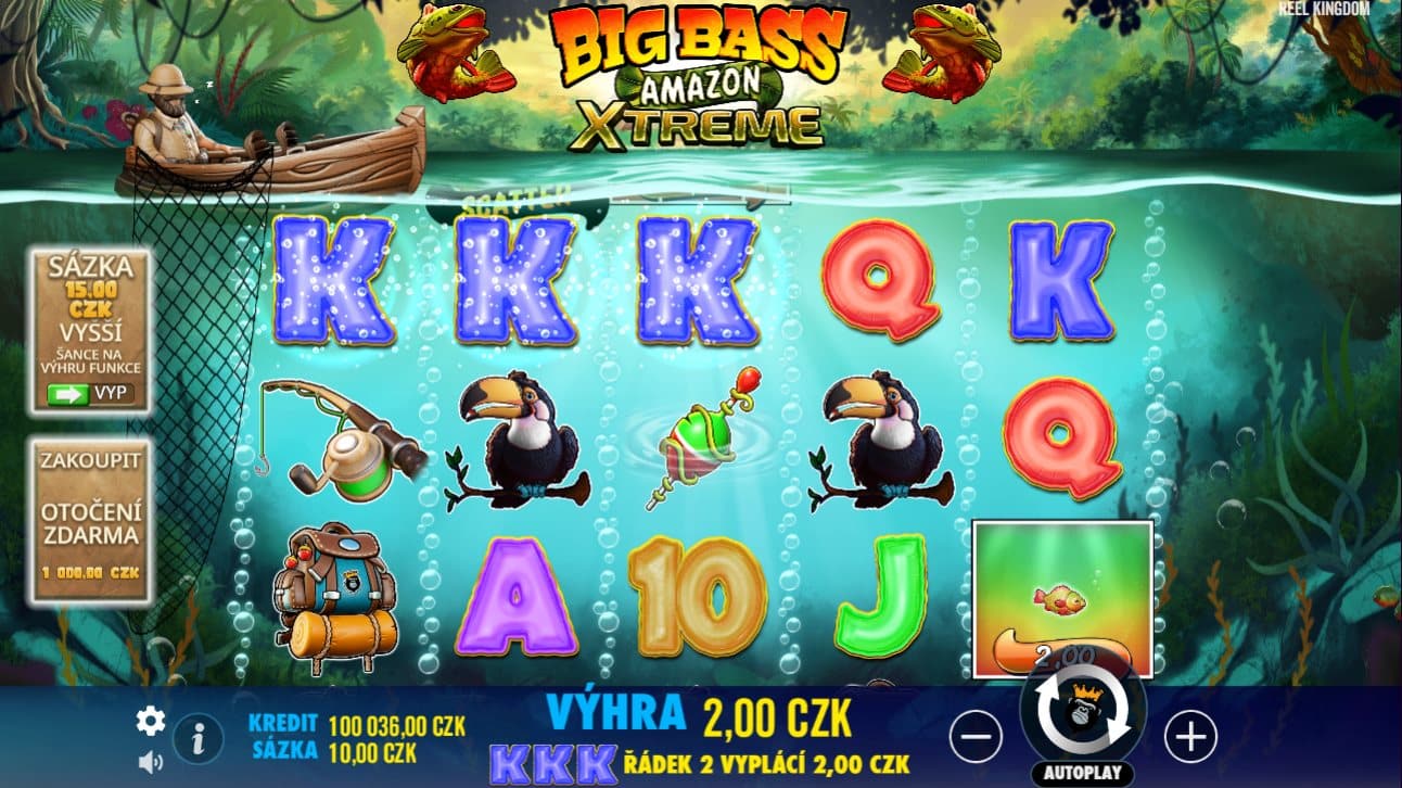 Big Bass Amazon Xtreme online automat