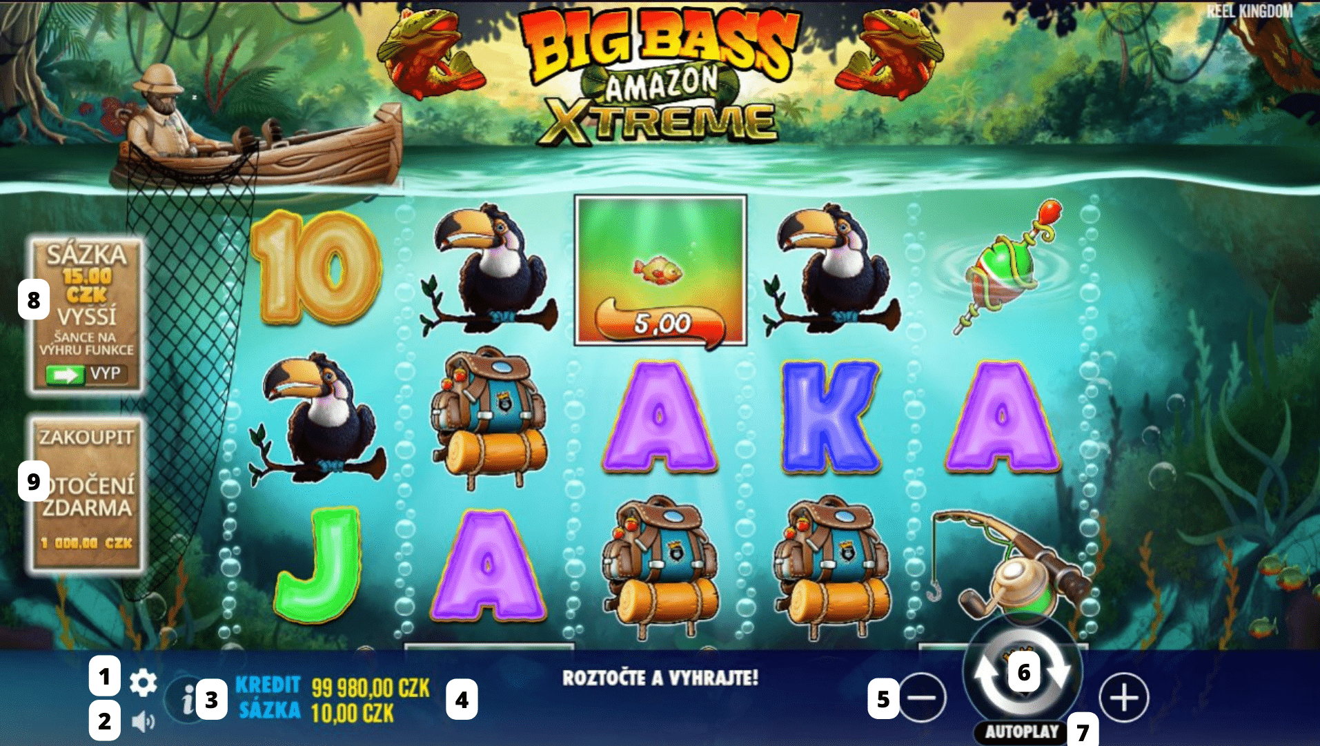 Big Bass Amazon Xtreme online automat