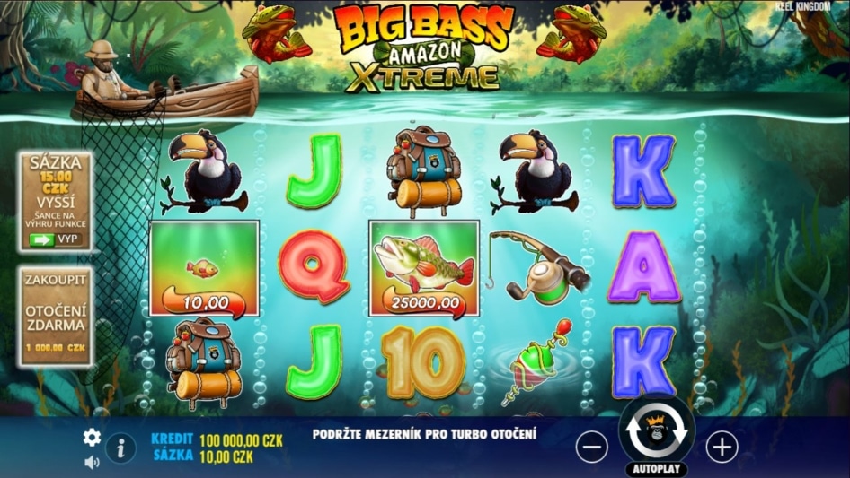 Big Bass Amazon Xtreme od Pragmatic Play