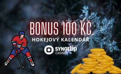 Získej dnes bonus 100 Kč z hokejového kalendáře od Synottipu!