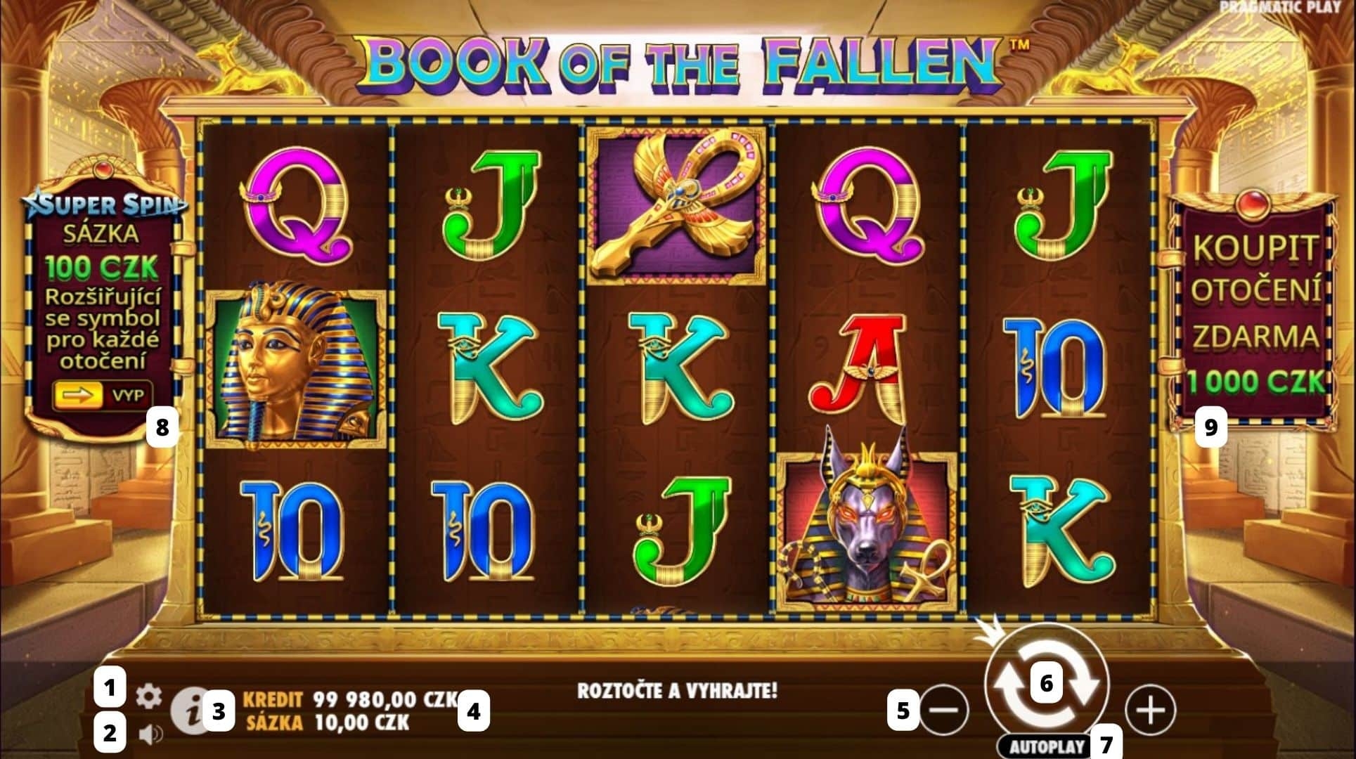 Book of the Fallen online automat