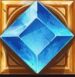 Symbol Modrý drahokam automatu Dwarf Mine od Yggdrasil