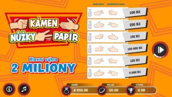 Náhled setřeného losu Kámen Nůžky Papír