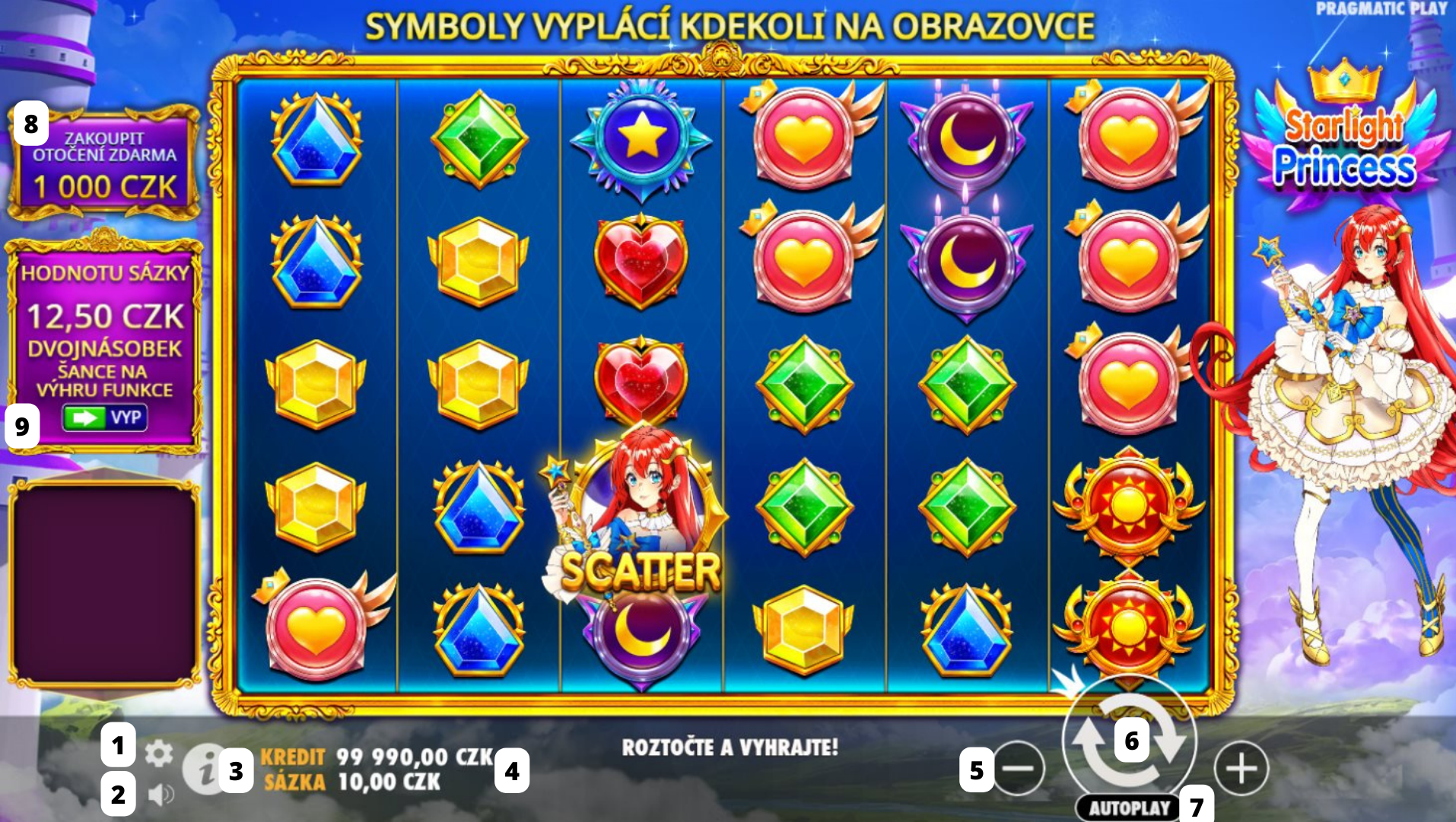 Starlight Princess online automat