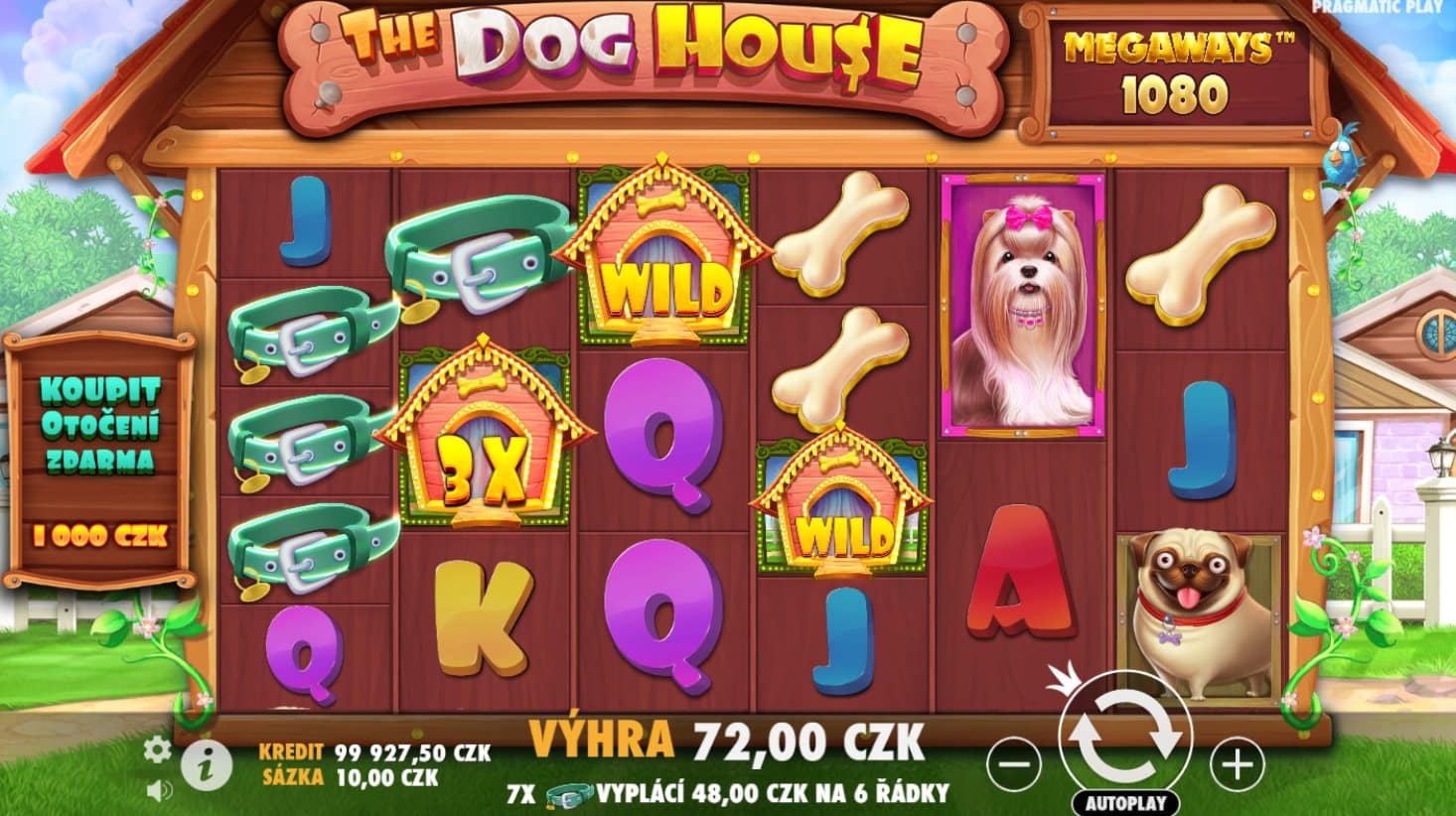 The Dog House Megaways online automat Wild