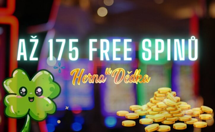 Získej až 175 free spinů z Herny U Dědka!